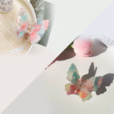 Double-Layer Butterfly Color-Changing Grab Clip