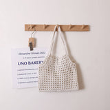 NEW STYLE HOLLOW PORTABLE HOLIDAY BEACH WOVEN BAG_CWAB1872