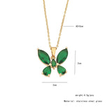 STYLISH BUTTERFLY COLLARBONE CHAIN NECKLACE_CWAHA0875