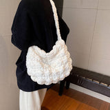 Velvet Puffy Cloud Shoulder Crossbody Bag_Cuab00487