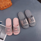 DRESSED BEAR THICK COTTON FLOOR SLIPPERS_CWSHF0210