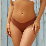 T SHAPED LOW WAIST UNDERWEAR THONG_CWMU0271