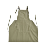 LINEN SOLID COLOR APRONS WITH POCKETS VINTAGE_CWMM3299