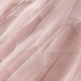 10 COLORS ELASTIC WAIST TIERED TULLE MESH SKIRT_CWBLS0396
