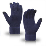 MEN WOMEN KNIT GLOVES WARM THICK TOUCH TIPS_CWAG0224