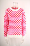 Valentine'S Day Crew Neck Pullover Sweater_Cwoswl3242