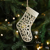 White Plastic Reindeer Star Christmas Tree_Cwmm9687