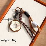 LEATHER DONUT CHARM MAILLARD BAG ACCESSORY_CWMM7554