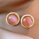 ROUND NICHE TEMPERAMENT EARRINGS_CWAJE2456