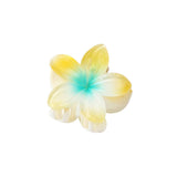 CANDY COLOR PLUMERIA HAIR CLAW SWEET FLORAL CLIP_CWMM4985