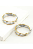 18K Gold Plated Stainless Steel Earrings_Cwaje0401