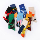 AUTUMN AND WINTER SERIES CASUAL MIDDLE TUBE SOCKS_CWMS1022