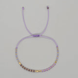 GRADIENT COLOR CRYSTAL FLAT BEAD BRACELET_CWMM3816