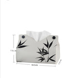 NEW BAMBOO LEAF INK BAMBOO SIMPLE TISSUE BOX_CWMM2253