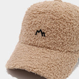 Winter Mountain Embroidery Warm Baseball Cap_Cwah04765