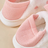 BOW DECOR MINIMALIST FLUFFY BEDROOM SLIPPERS_CWSHS0238