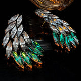 EXQUISITE CZECH DIAMOND WING EARRINGS_CWAJE1119