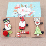 CHRISTMAS CHILDREN GIRLS HOLIDAY HAIR CLIP_CWAHA2746