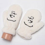 CARTOON WINTER THICK PLUSH HOOP NECK GLOVES_CWAG0272