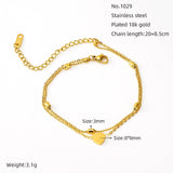 18K Simple Fine Women'S Stainless Steel Anklet_Cwaje2748