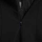 FRENCH STYLE SHINY BOW MINI DRESS CHIC LOOK_CWDMD5807