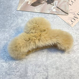 REX RABBIT FUR CLAWS ELEGANT MIXED COLOR CLIPS_CWASC1591