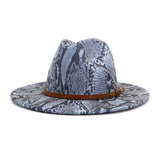 Women Warm And Simple Snake Panama Hat_Cwah0703