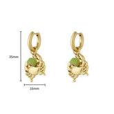 SUMMER OCEAN COLLECTION GOLD EARRINGS_CWAJE5120