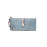 CASUAL FASHION BUCKLE LONG WOMENS WALLET_CWAB2335