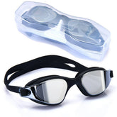 SILICONE ONE PIECE SWIM GOGGLES HD ANTI FOG LENS_CWASG1042