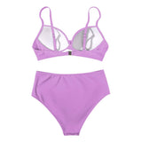 HIGH WAIST BIKINI SET SEXY PUSH UP SWIMSUIT_CWMW0152