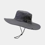 Unisex Outdoor Sun Hat Quick Dry Breathable_Cwah3821