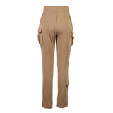 Womens High-Waisted Slim-Fit Casual Sweatpants