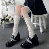 MESH ULTRA THIN MEDIUM LENGTH LACE STOCKINGS_CWMS0450