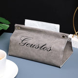 LIGHT LUXURY CAR HOUSEHOLD LEATHER TISSUE BOX_CWMM2259