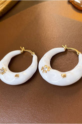 BEADS DECKED HOOP RING EARRINGS_CWAJE0300