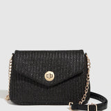 Small Tweed-Style Straw Crossbody Bag_Cwab5703