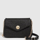 Small Tweed-Style Straw Crossbody Bag_Cwab5703