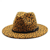 Woolen Hat With Wide Brim Gentlemans Jazz Hat_Cwah2574