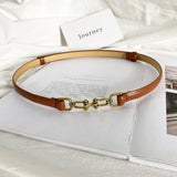 Waist-Hugging Vintage Matte Thin Belt_Cwabe0647