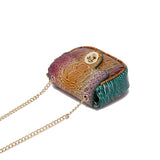 Women Multi-Color Crocodile Pattern Shoulder Bag_Cwab2596