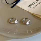 Valentines Day New Design Zircon Heart Earrings