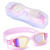 SILICONE ONE PIECE SWIM GOGGLES HD ANTI FOG LENS_CWASG1042