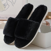 FAUX RABBIT FUR SLIPPERS FOR WOMEN_CWSHS0284