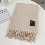 Winter Solid Acrylic Blend Scarf Neckwarmer_Cwasc2298