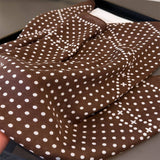 Minimalist Polka Herringbone Linen Feel Scarf_Cwasc03306