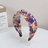 RETRO WIDE BRIMMED PRINTED CROSS HEADBAND_CWAHA1717