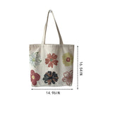 SPRING AND SUMMER CASUAL LITERARY CANVAS BAG_CWAB2143