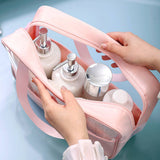 3SET PORTABLE TRANSPARENT WATERPROOF WASH BAG_CWAB0549
