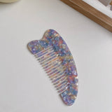 FASHIONABLE HEART LARGE FINE TOOTH HAIR COMB_CWMM1094